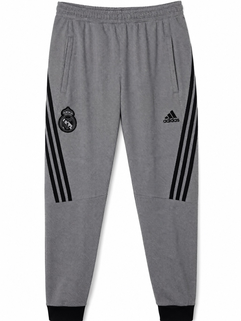 adidas Kids Gray Real Madrid Training Pants Large